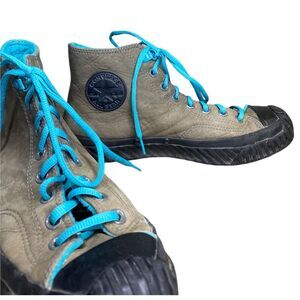 Converse Chuck‎ Mountain Club Bosey High Top Suede Gray Teal Mens 8 Womens 10